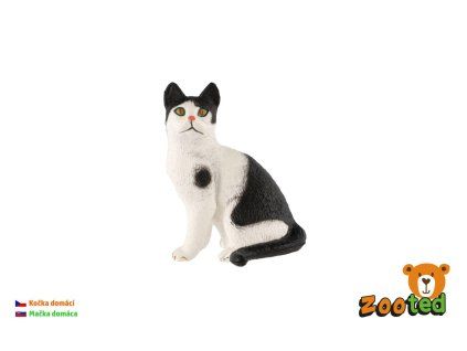 Mačka domáca zooted plast 4cm