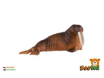 Mrož ľadový zooted plast 11cm