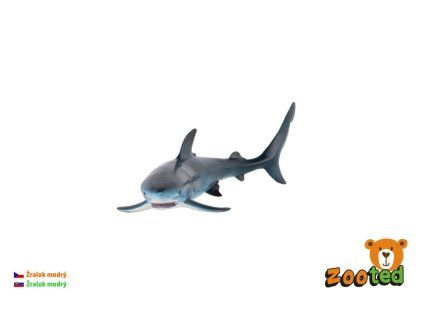 Žralok modrý zooted plast 15 cm