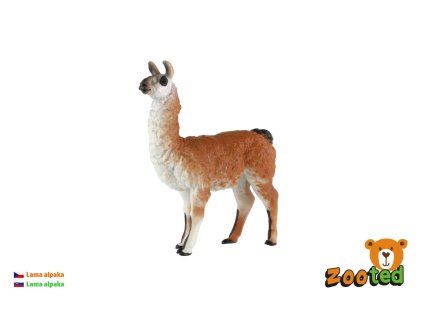Lama alpaka zooted plast 12cm