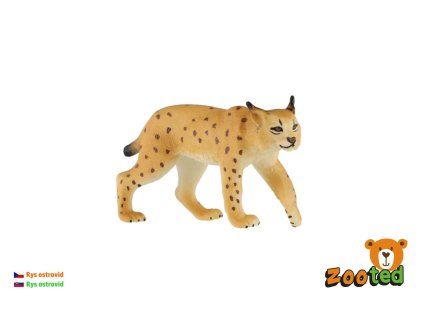 Rys ostrovid zooted plast 9cm