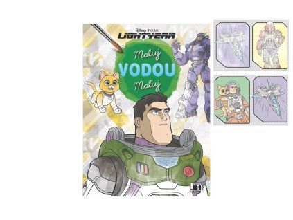 Maľovanky Maľuj vodou! Buzz Rakeťák 19x26, 5cm
