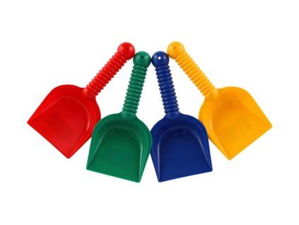 Lopatka plast 21cm 4 farby 12m+