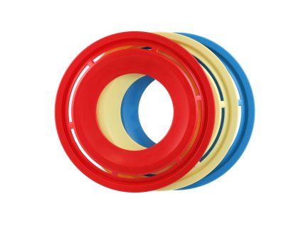 Lietajúci tanier Prstenec plast priemer 28cm 12m+