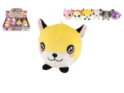 Zvieratko plyš 9cm 6 druhov 12ks v boxe