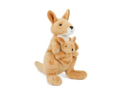Kengura s mláďaťom plyš 16cm 0m+