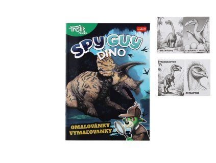 Omaľovánky Spy Guy Dino 20x27,5 cm