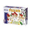 Farma stavebnice drevo 100ks v krabici 30x20x6cm