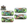 Vodná hra hlavolam 15,5x7cm plast dinosaurus 4 druhy 24ks v boxe