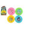 Lietajúci/hádzací tanier silikón 18cm 4 farby 8ks v boxe
