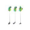 Golfová sada 1ks palica 60cm + 4ks loptička kov/plast 3 druhy