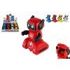Robot na zotrvačník plast 7x11cm 4 farby 12ks v boxe