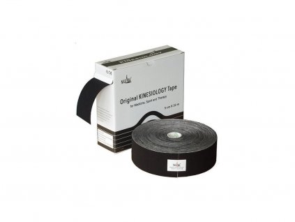 NASARA - Origina Kinesiology Tape JUMBO  - 5cm x 32m - černá