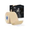curetape beauty kinesiology tape product light beige 5cm x 5m 1 single unraveled roll with box packaging3