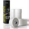 fasciq athletic rigid sports tape product 8 white rolls with cylinder packaging 3.8cm x 13.7m 1.5inch x 15yards lr image