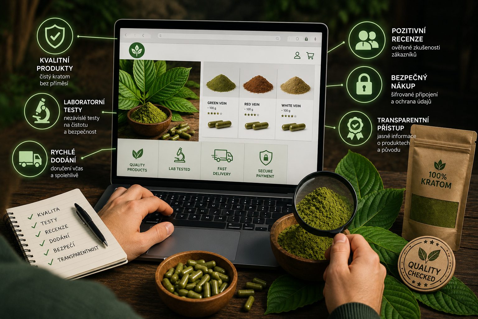 Podle čeho si vybrat spolehlivého prodejce kratomu na internetu?