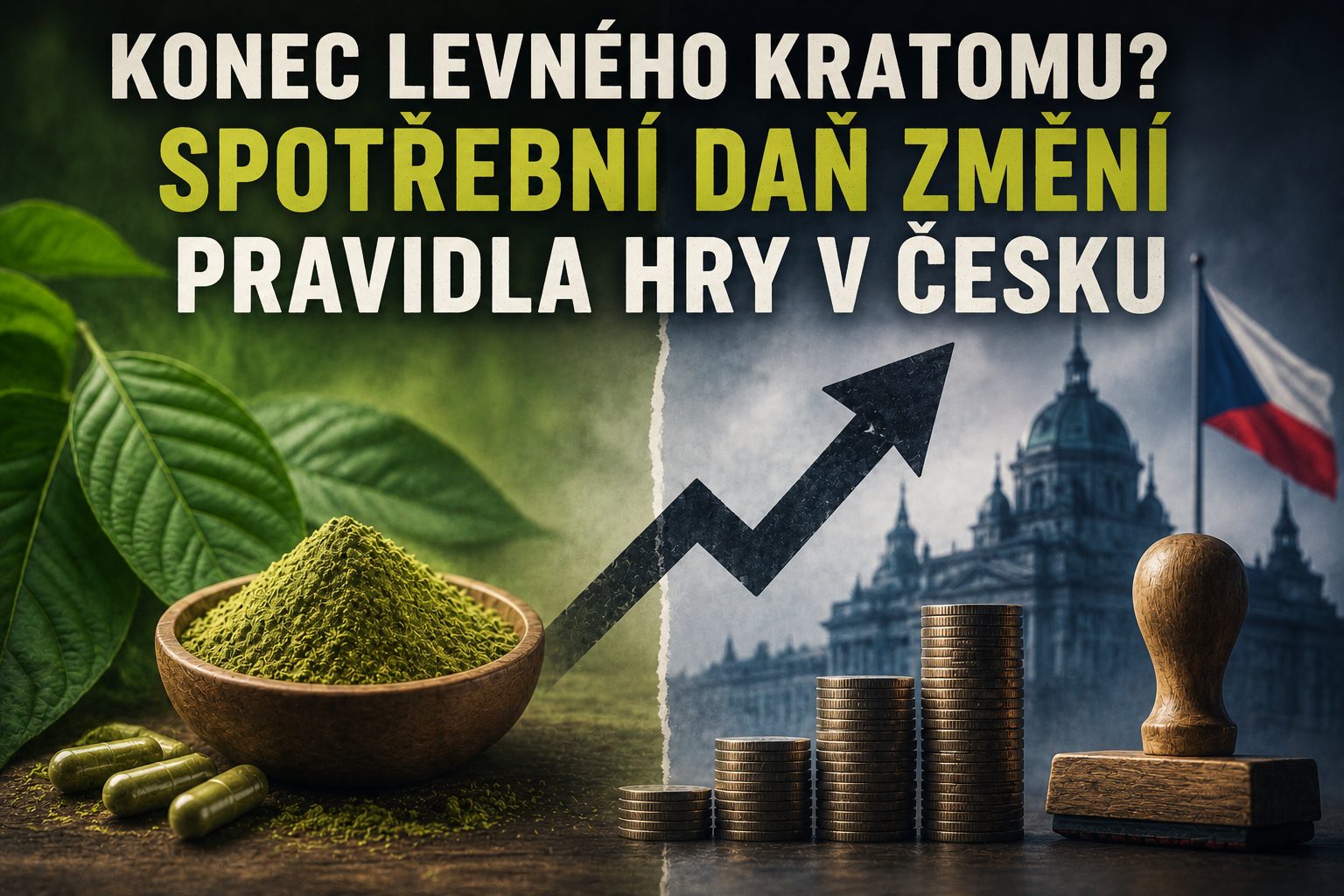 Konec levného kratomu? Spotřební daň změní pravidla hry v Česku