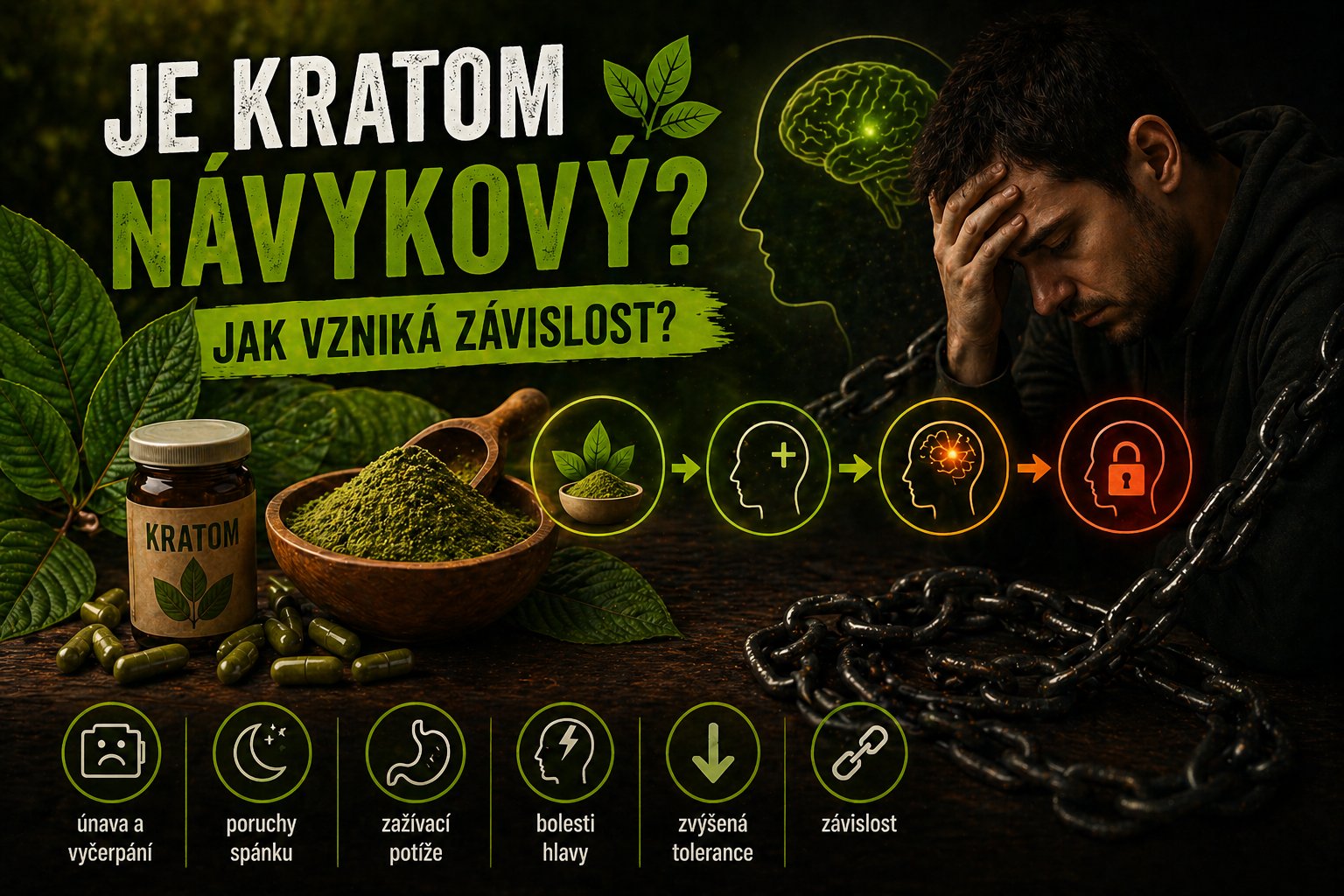 Je kratom návykový? Jak vzniká závislost?