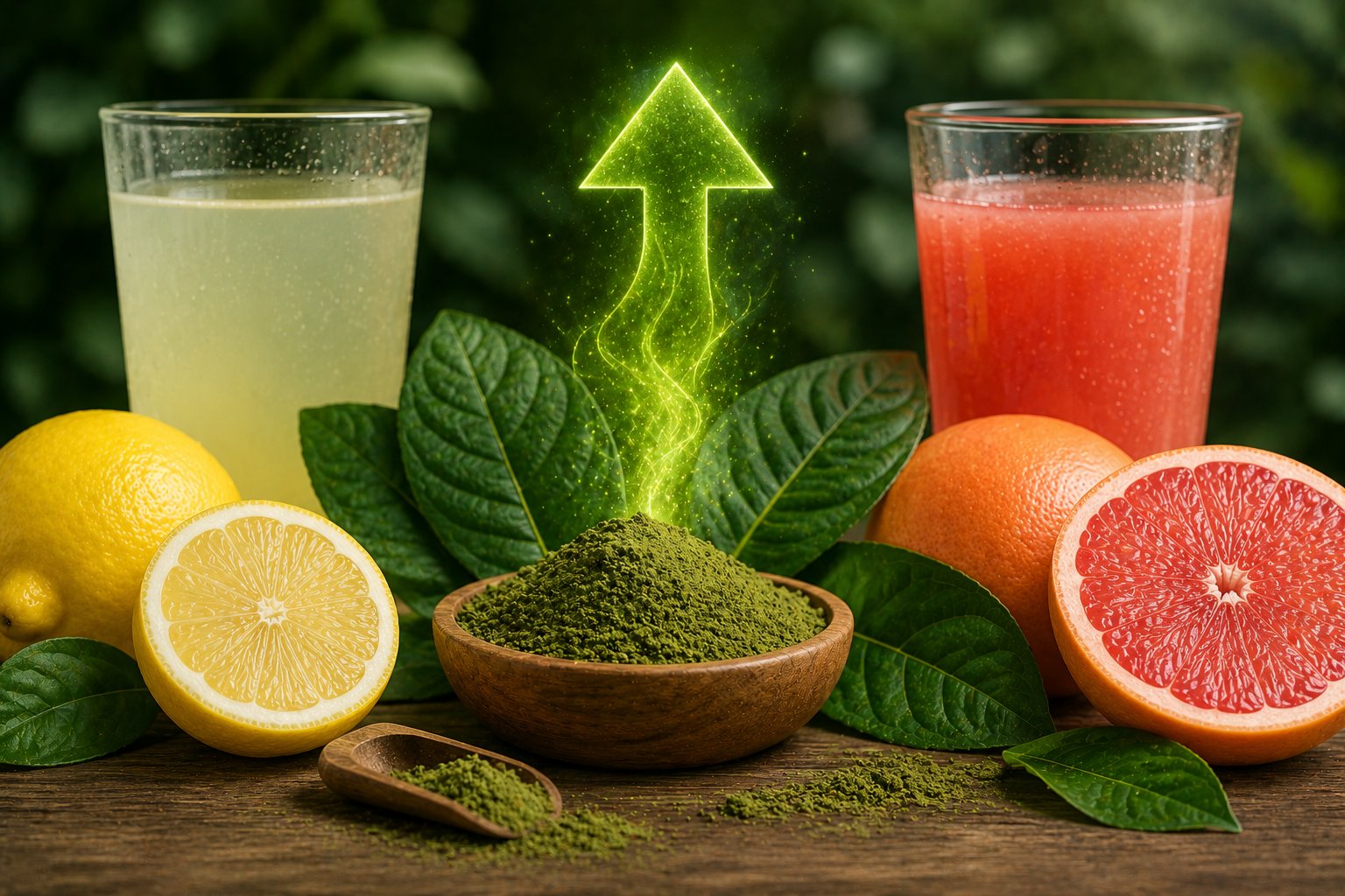 Zvyšuje citronová šťáva nebo grapefruit účinnost kratomu?