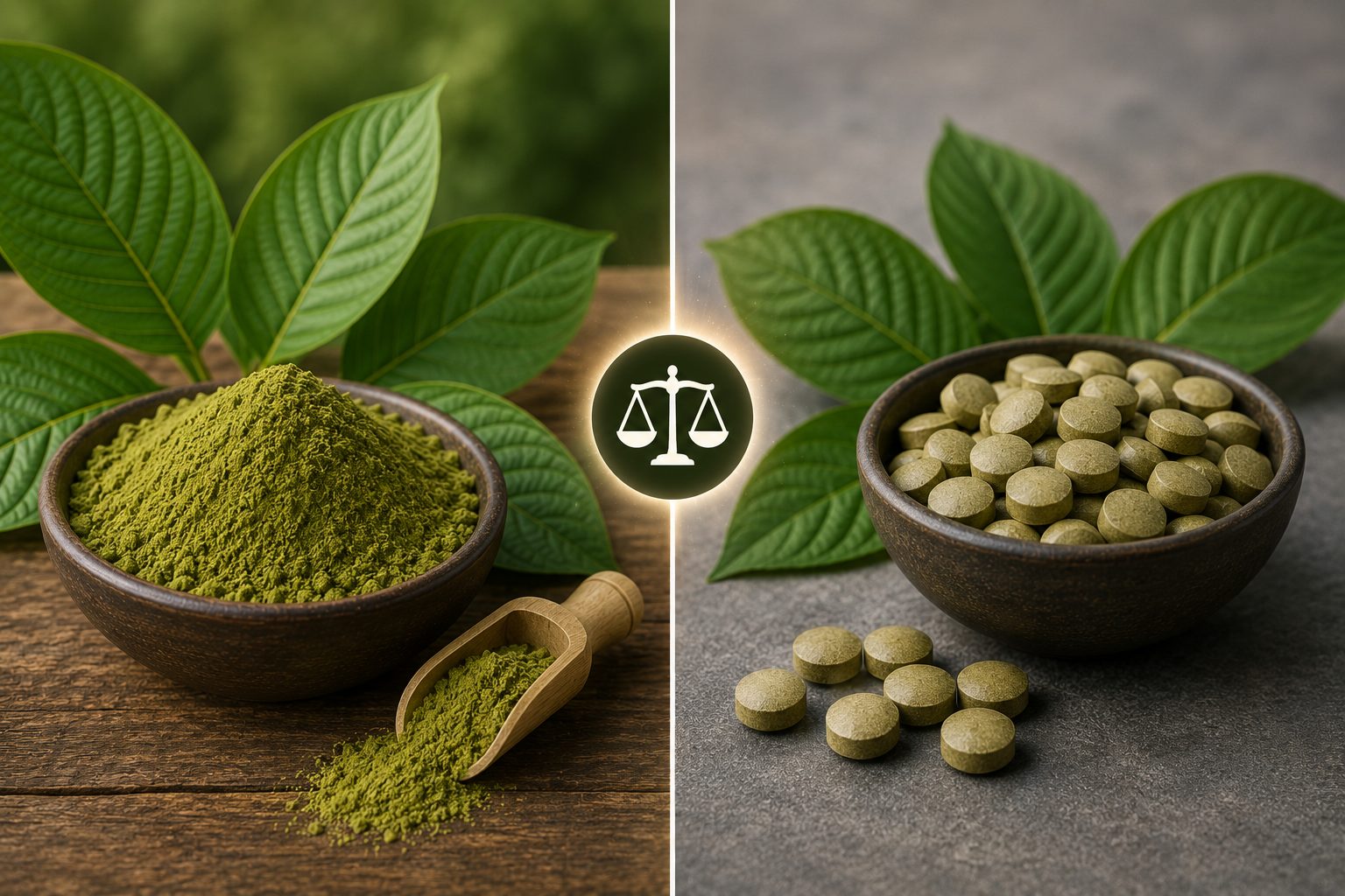 Rozdíl mezi kratomem v prášku a kratomovými tabletami? Jak se vyrábí tablety?