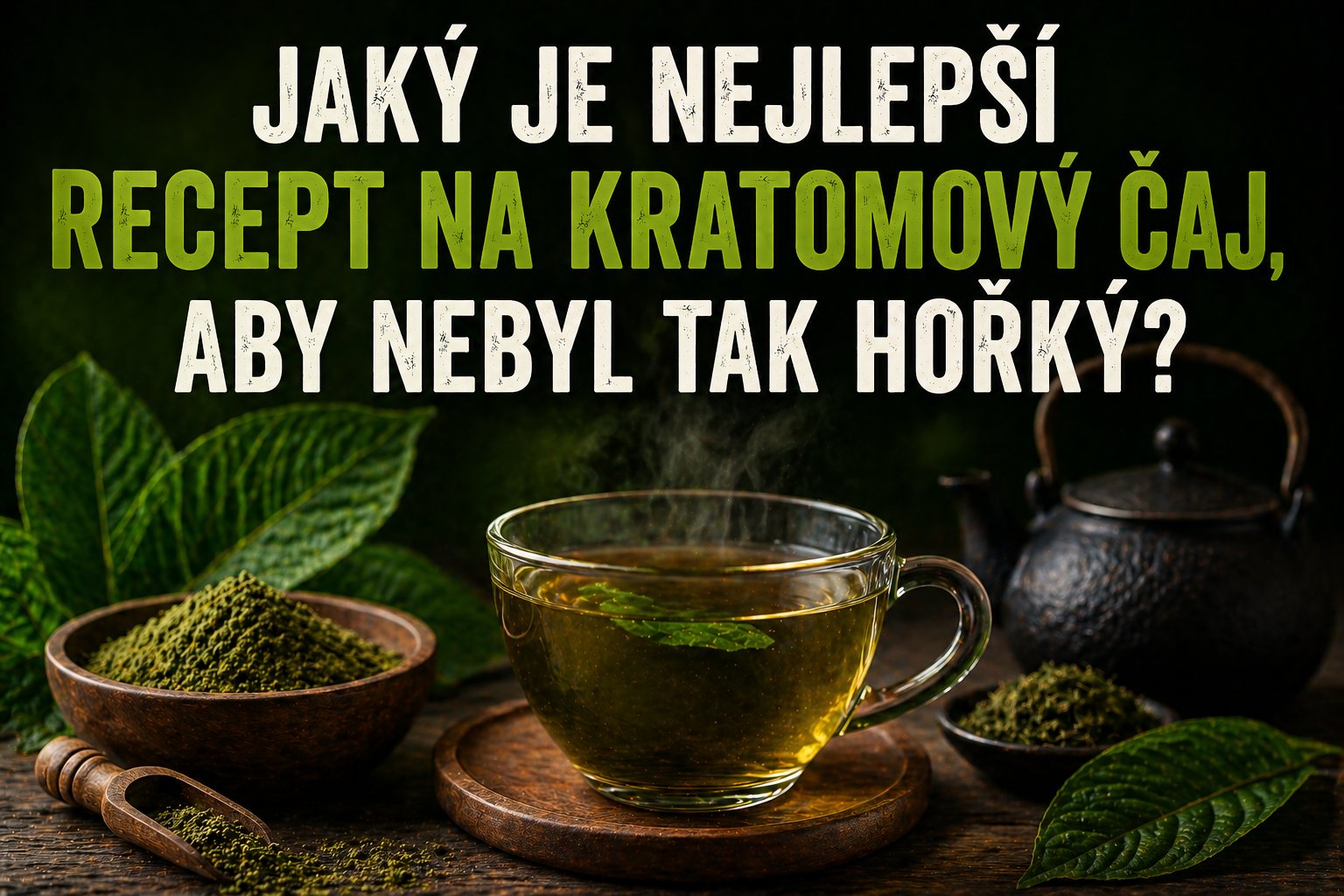 Jaký je nejlepší recept na kratomový čaj, aby nebyl tak hořký?