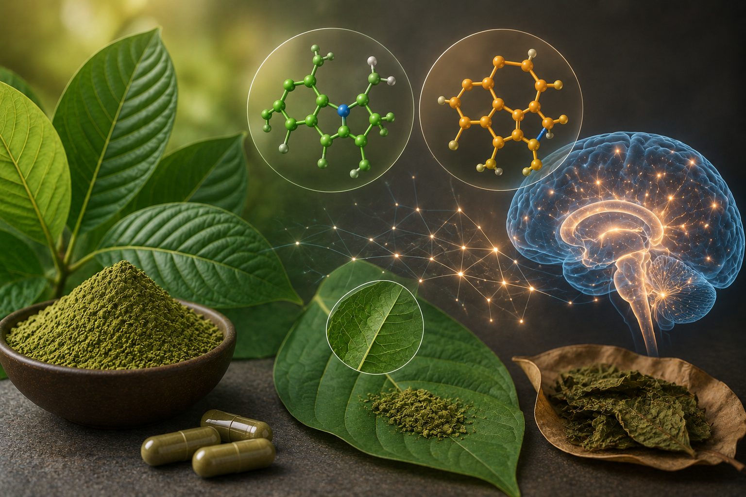 Co jsou to alkaloidy mitragynin a 7-hydroxymitragynin?