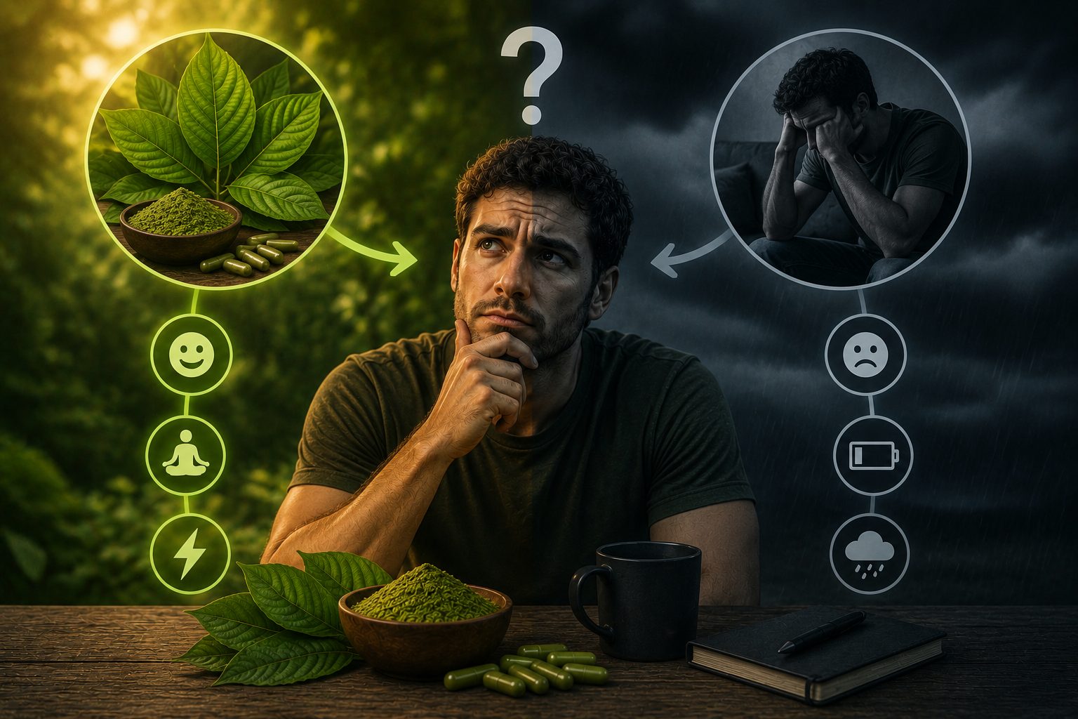 Může kratom způsobit depresi po odeznění účinků?