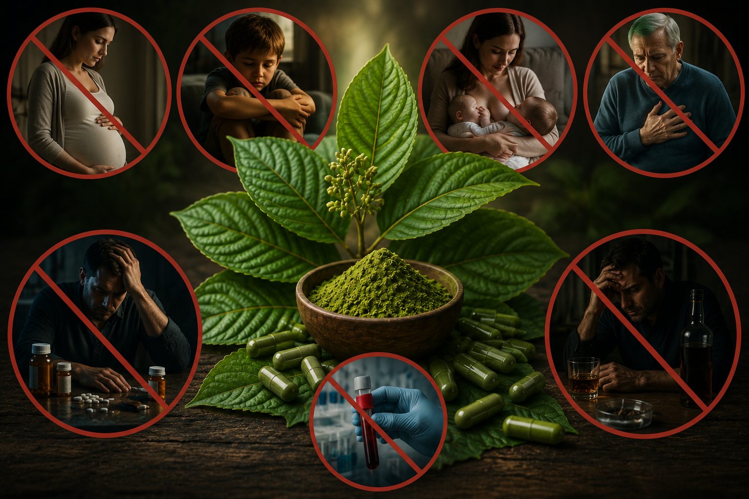Pro koho kratom není vhodný