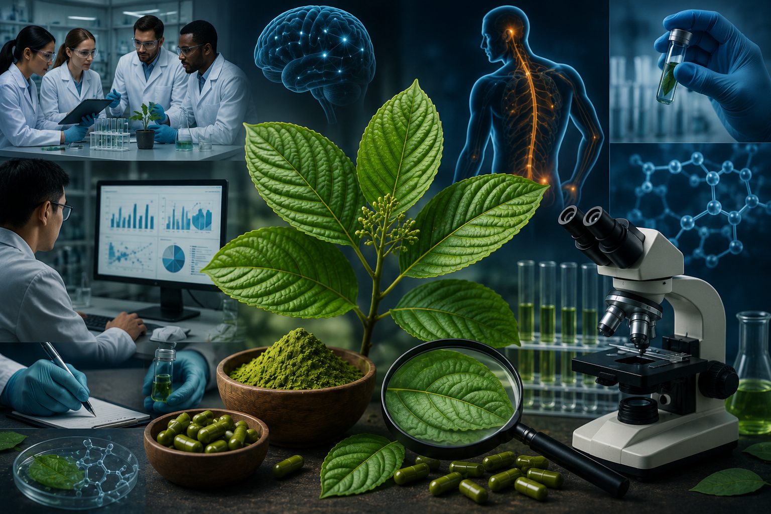 Existují studie o kratomu