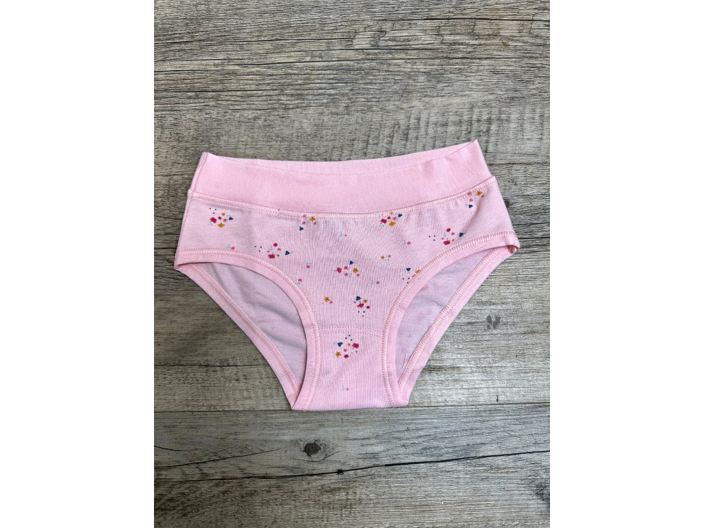 Kalhotky s květinkami světle růžové Pleas velikost: 92