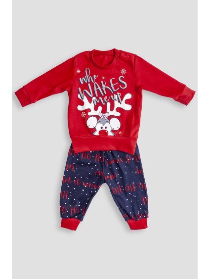 Pyžamo se sobíkem červeno-modré baby Extreme Intimo