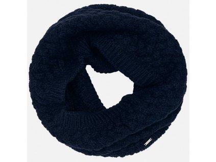 Nákrčník pletený vzor tmavě modrý MINI Mayoral