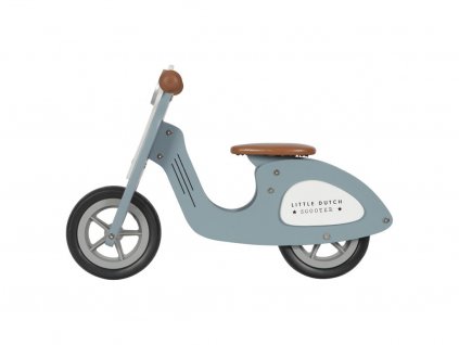 113091 102500 little dutch odrazedlo scooter drevo blue