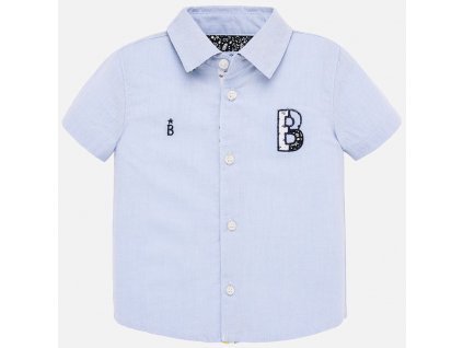 Košile s krátkým rukávem B světle modrá BABY Mayoral