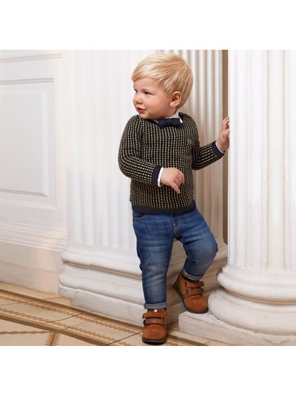 Rifle slim fit středně modré BABY Mayoral