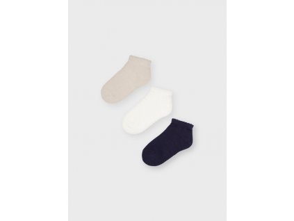 3 pack nízkých ponožek tmavě modré MINI Mayoral