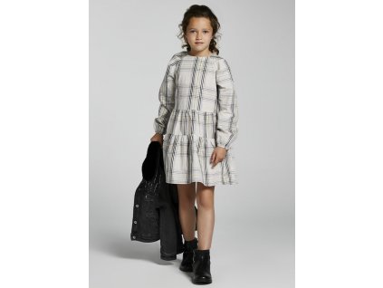 check ruffle dress for teen girl id 11 07914 002 L 2