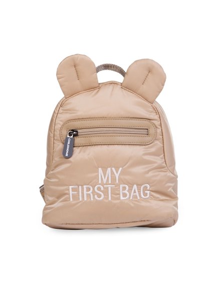 DĚTSKÝ BATOH MY FIRST BAG - PUFFERED - BÉŽOVÁ Childhome