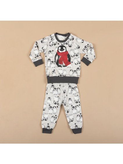 Pyžamo TUČŇÁCI šedé BABY Extreme Intimo