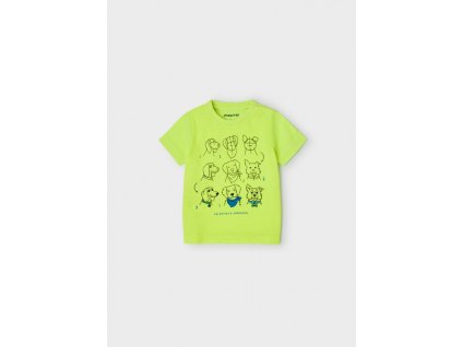 Tričko s krátkým rukávem DOGS zelené BABY Mayoral