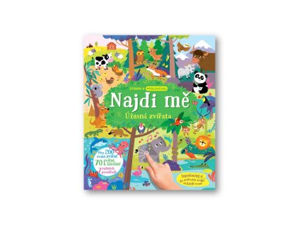 Knížka zvuková Najdi mě Úžasná zvířátka