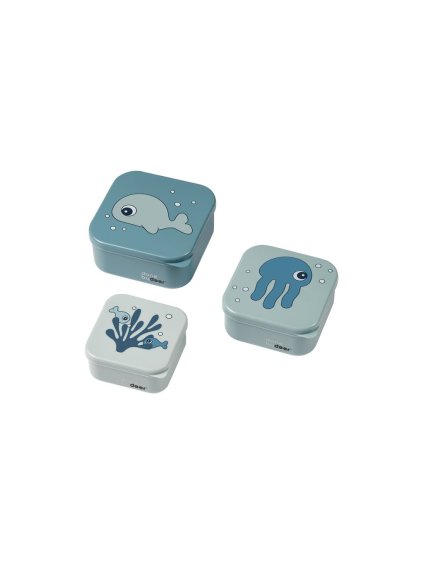 2357 svacinovy box sea friends 3ks blue