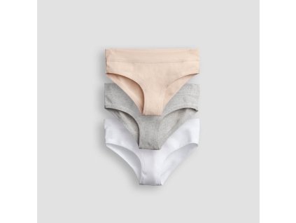 Dámské kalhotky 3 pack jednobarevné béžová Extreme Intimo