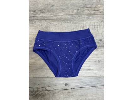 Kalhotky s hvězdičkami tmavě fialové Pleas