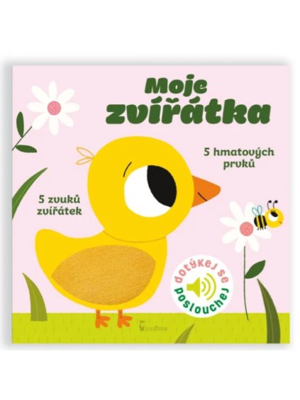 Zvuková a dotyková knížka Moje zvířátka