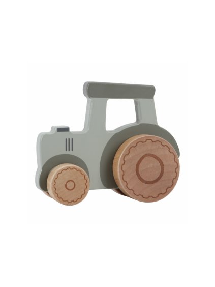 Traktor dřevěný Farma zelený Little Dutch