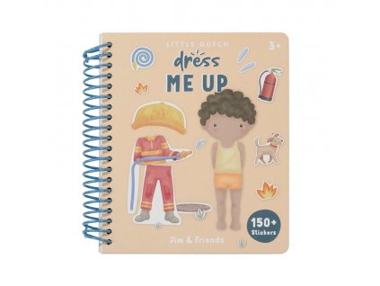 0025942 aankleed en stickerboek jim friends