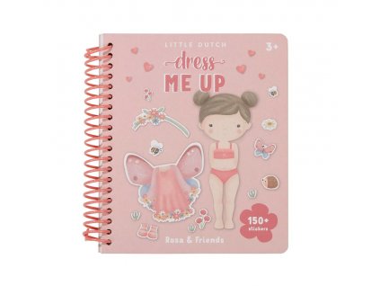 0025948 aankleed en stickerboek rosa friends