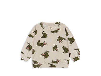 KS100304 ITTY SWEATSHIRT GOTS CROCODILE Extra 0