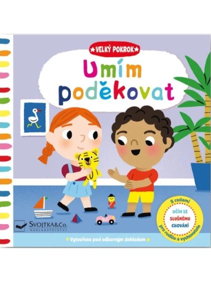 Knížka Velký pokrok Umím poděkovat